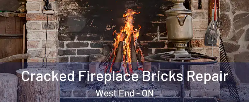  Cracked Fireplace Bricks Repair West End - ON