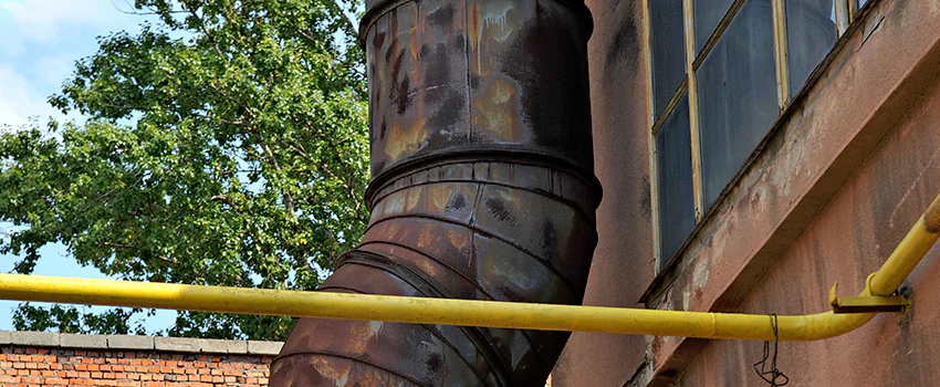 Lightning Protection Installation System for Industrial Chimneys in Wasaga Beach, Ontario