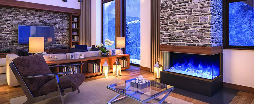 Dynamic Flame Color Fireplace Installation in Wasaga Beach, ON