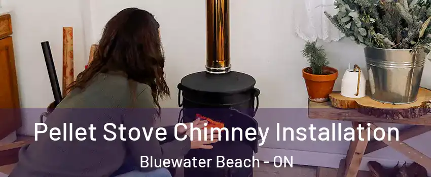 Pellet Stove Chimney Installation Bluewater Beach - ON